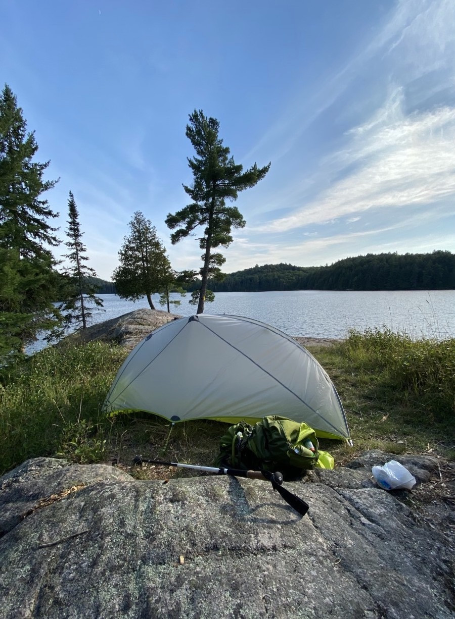 Tent in Algonquin Park, Ontario