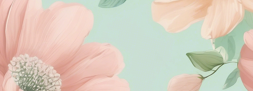 fashion accessories abstract pattern pastel colors delicate floral very soft design photo