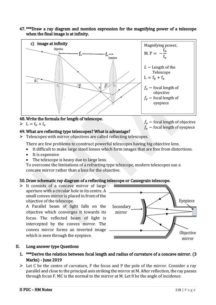 Chapter 9 Ray Optics and Optical Instruments