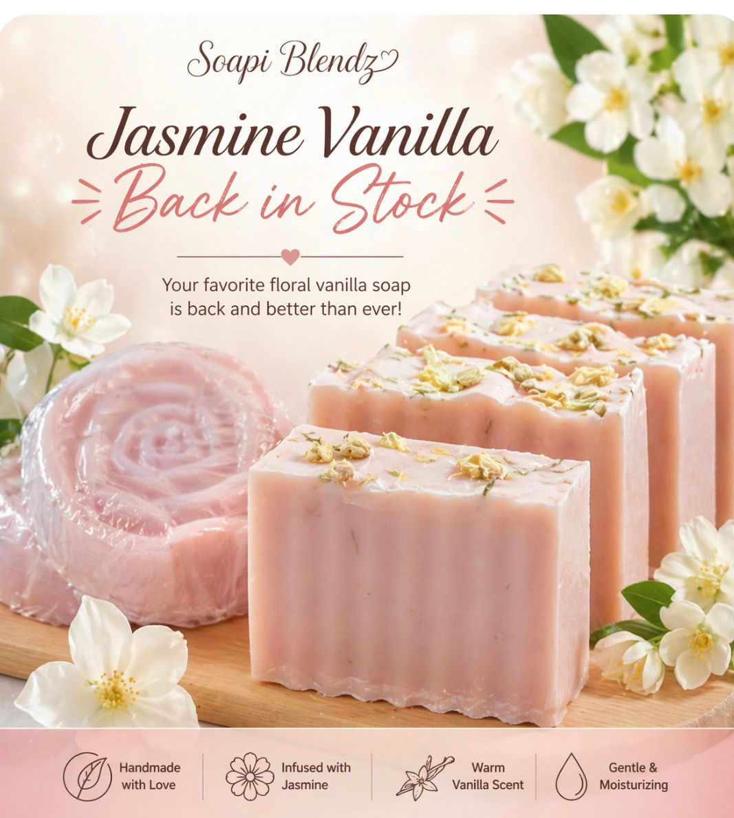Soapi Blendz Jasmine Vanilla