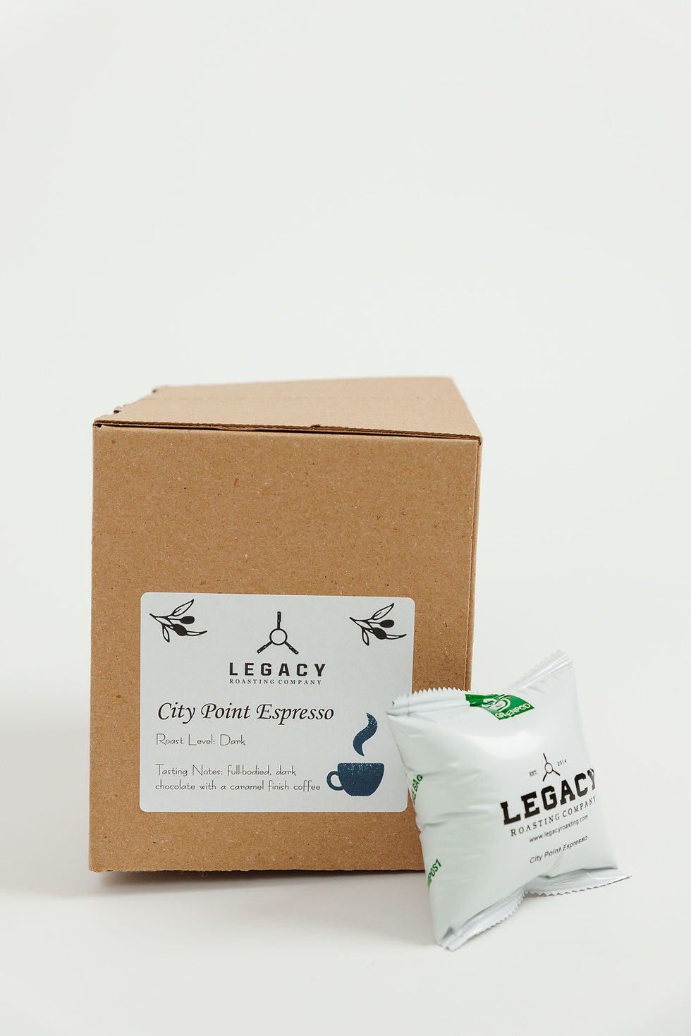 Compostable Single Serve Coffee Pods (12 count) : City Point Espresso