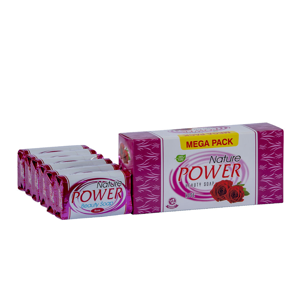 थंबनेल: नेचर पावर ब्यूटी सोप (रोज बंडल) - 125 ग्राम