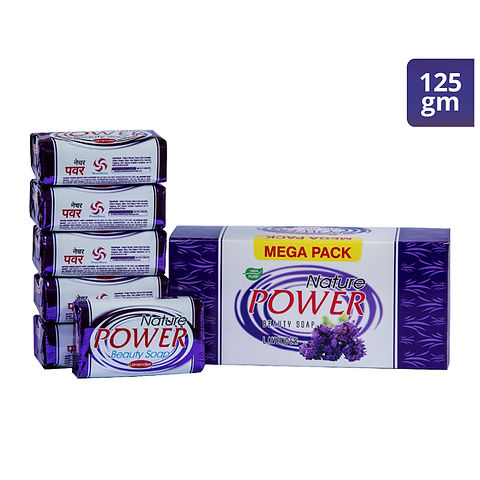 Nature Power Beauty Soap (Lavender Bundle)- 125 gm | powersoaps