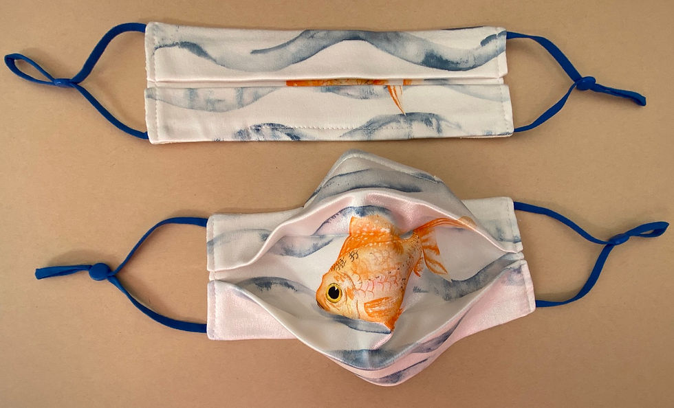 Thumbnail: Handpainted ‘Goldfish’ mask