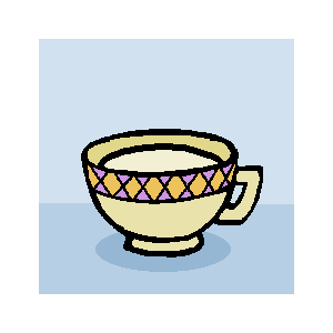 Sticker - rabbit cup.gif