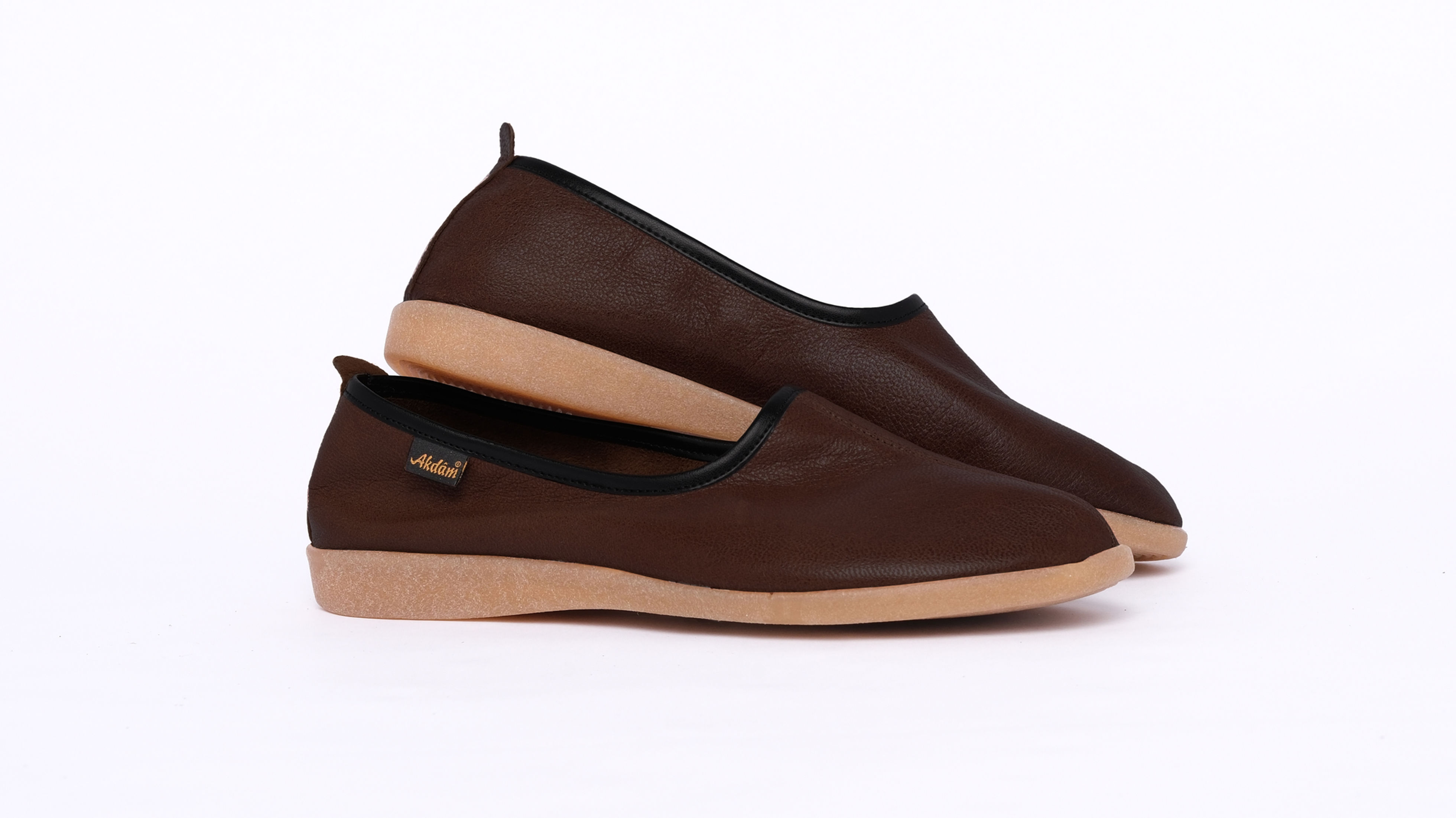 Kauçuk Tabanlı Kahverengi Ayakkabı