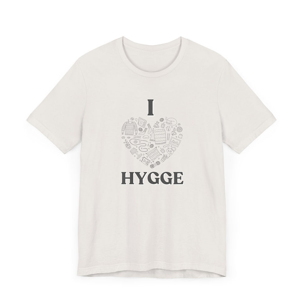 Thumbnail: I Heart Hygge Unisex Jersey Short Sleeve Tee