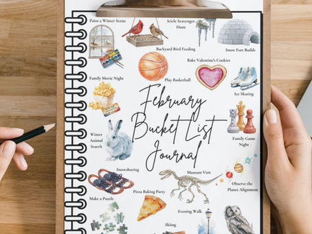 February Bucket List and Journal! Free Download! 