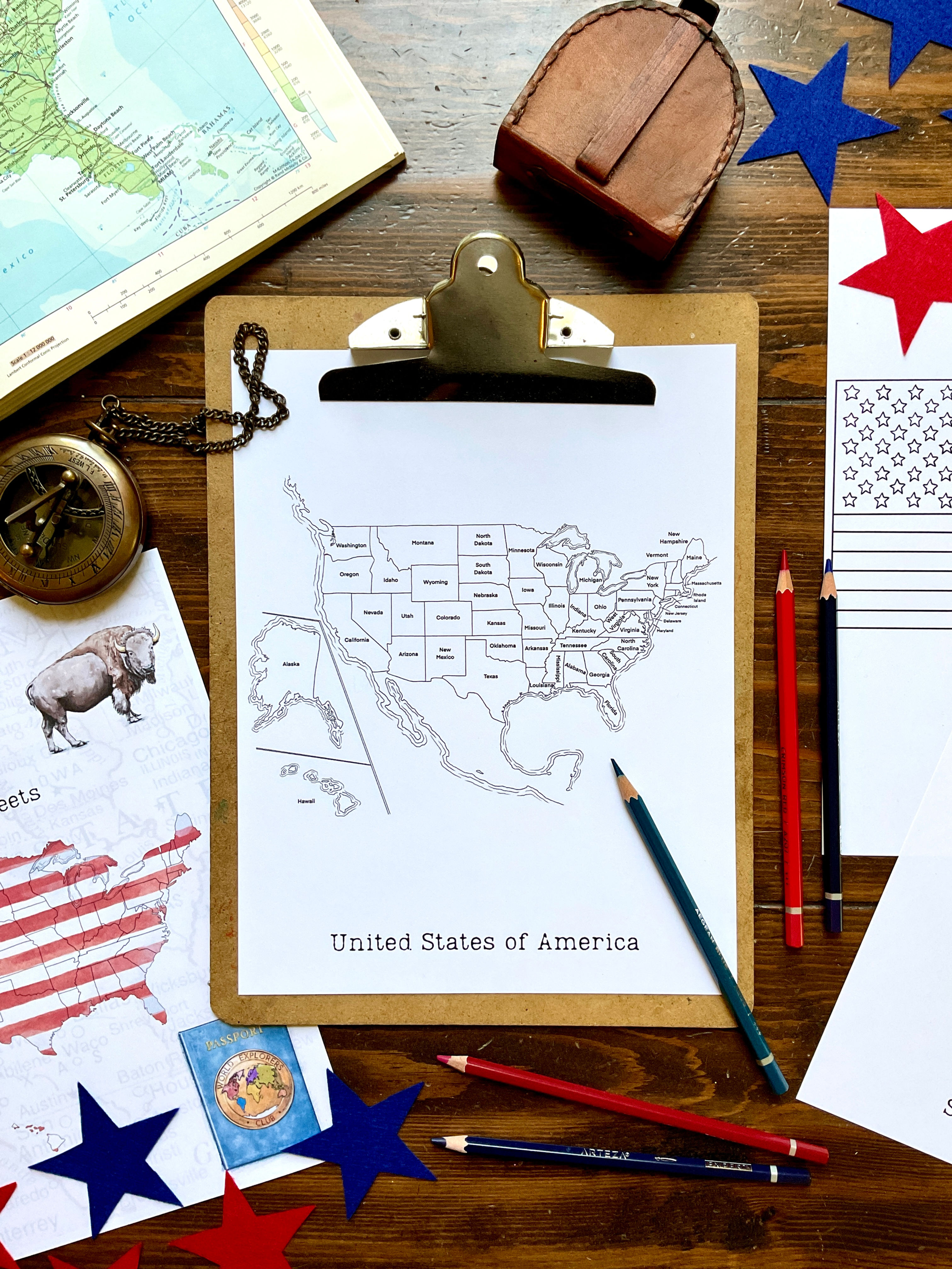 USA Freebie Coloring Pages