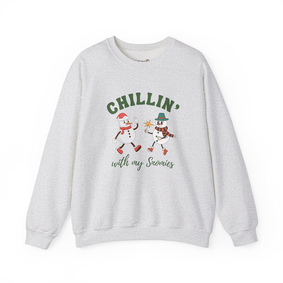 Thumbnail: Chillin' with My Snowmies Unisex Heavy Blend™ Crewneck Sweatshirt