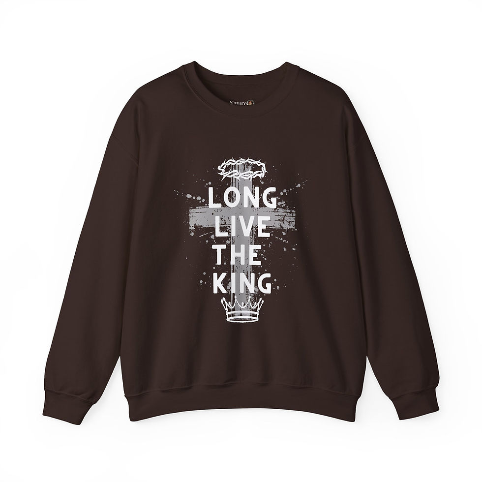 Thumbnail: Long Live the King Unisex Heavy Blend™ Crewneck Sweatshirt