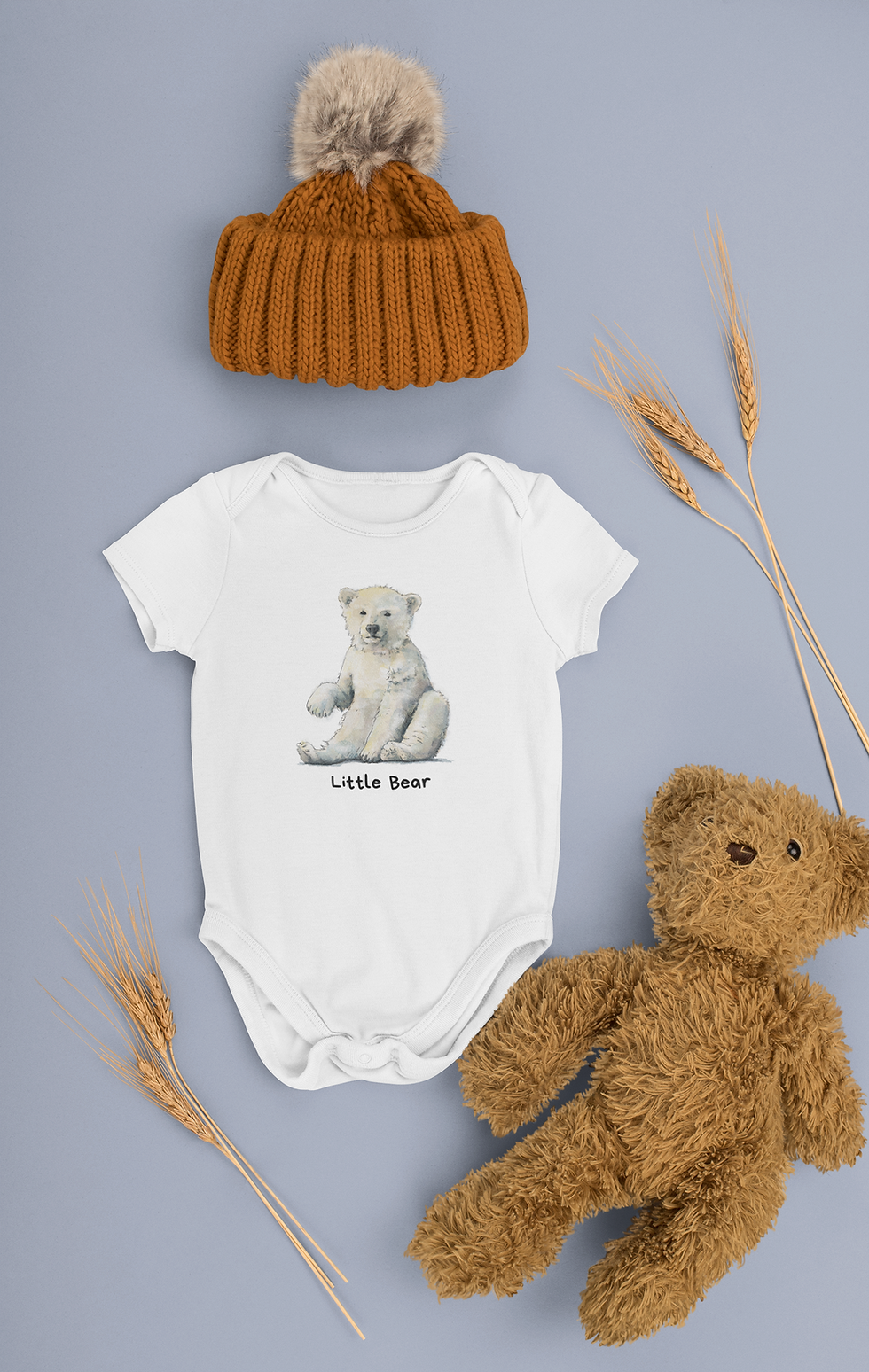 Thumbnail: Little Bear (Polar) Infant Fine Jersey Bodysuit