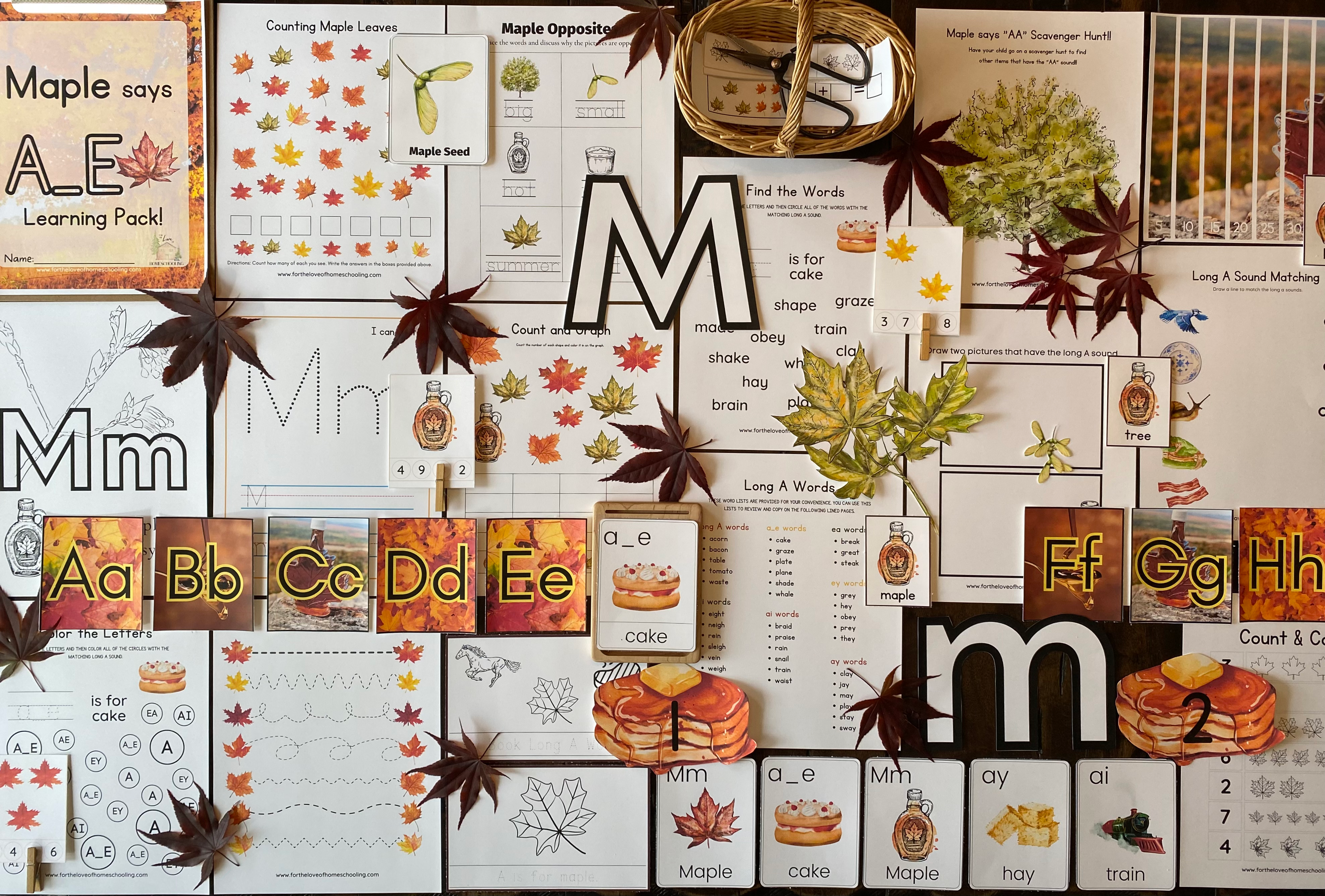 Maple Says A_E Learning Pack!