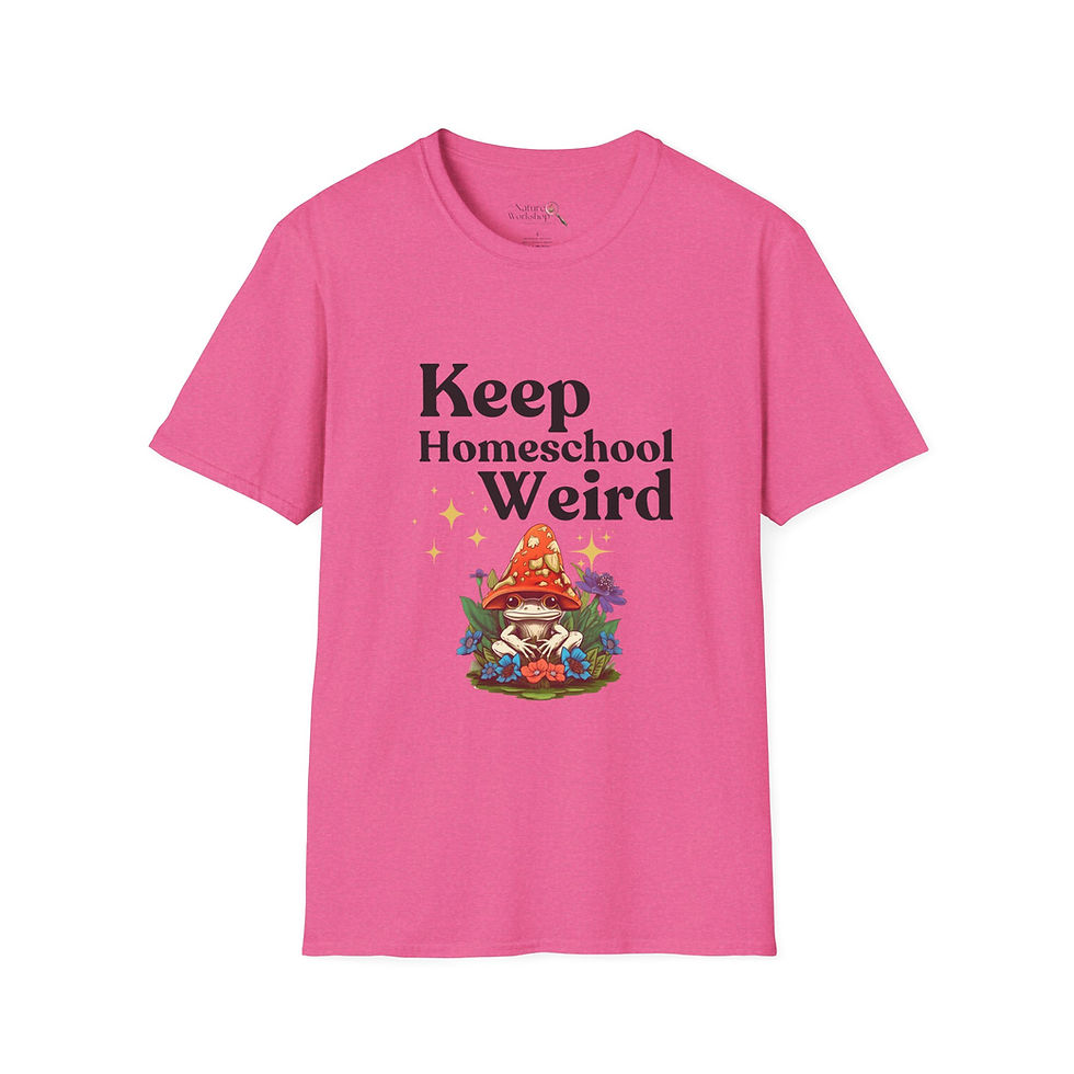 Thumbnail: Keep Homeschool Weird Teen / Adult Unisex Softstyle T-Shirt