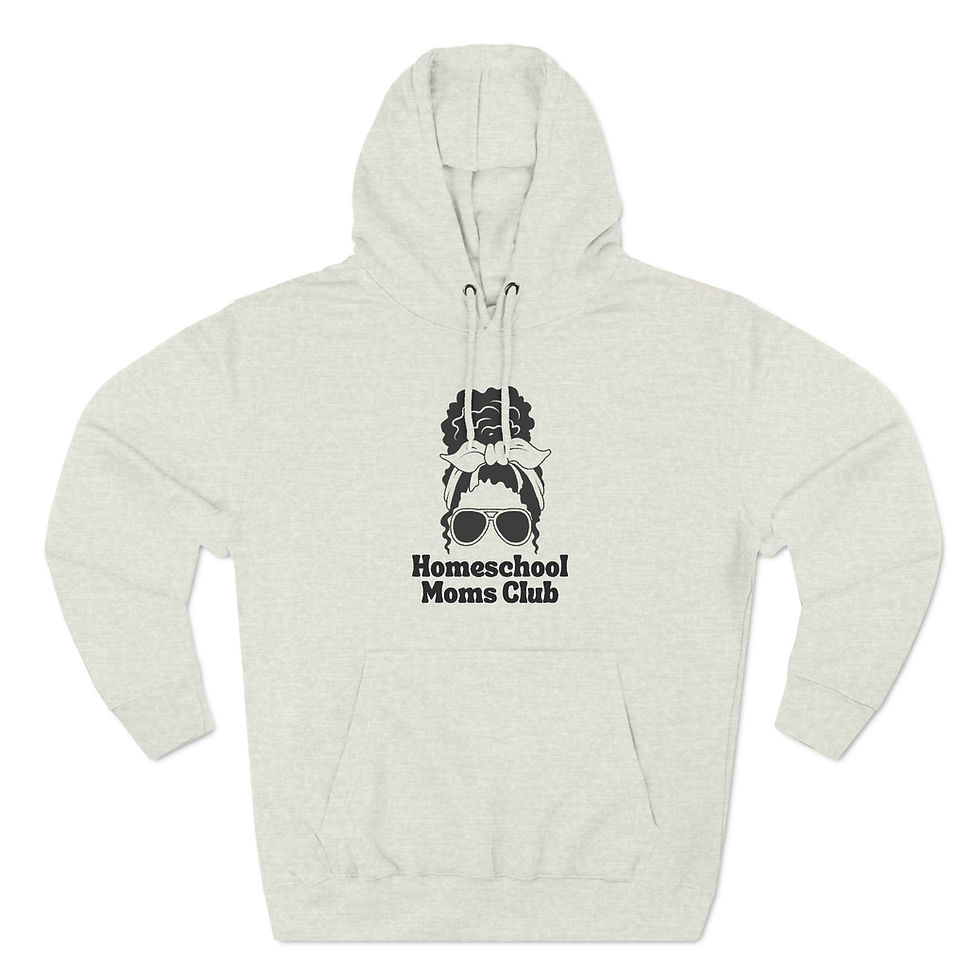 Thumbnail: Homeschool Moms Club Hoodie Curly