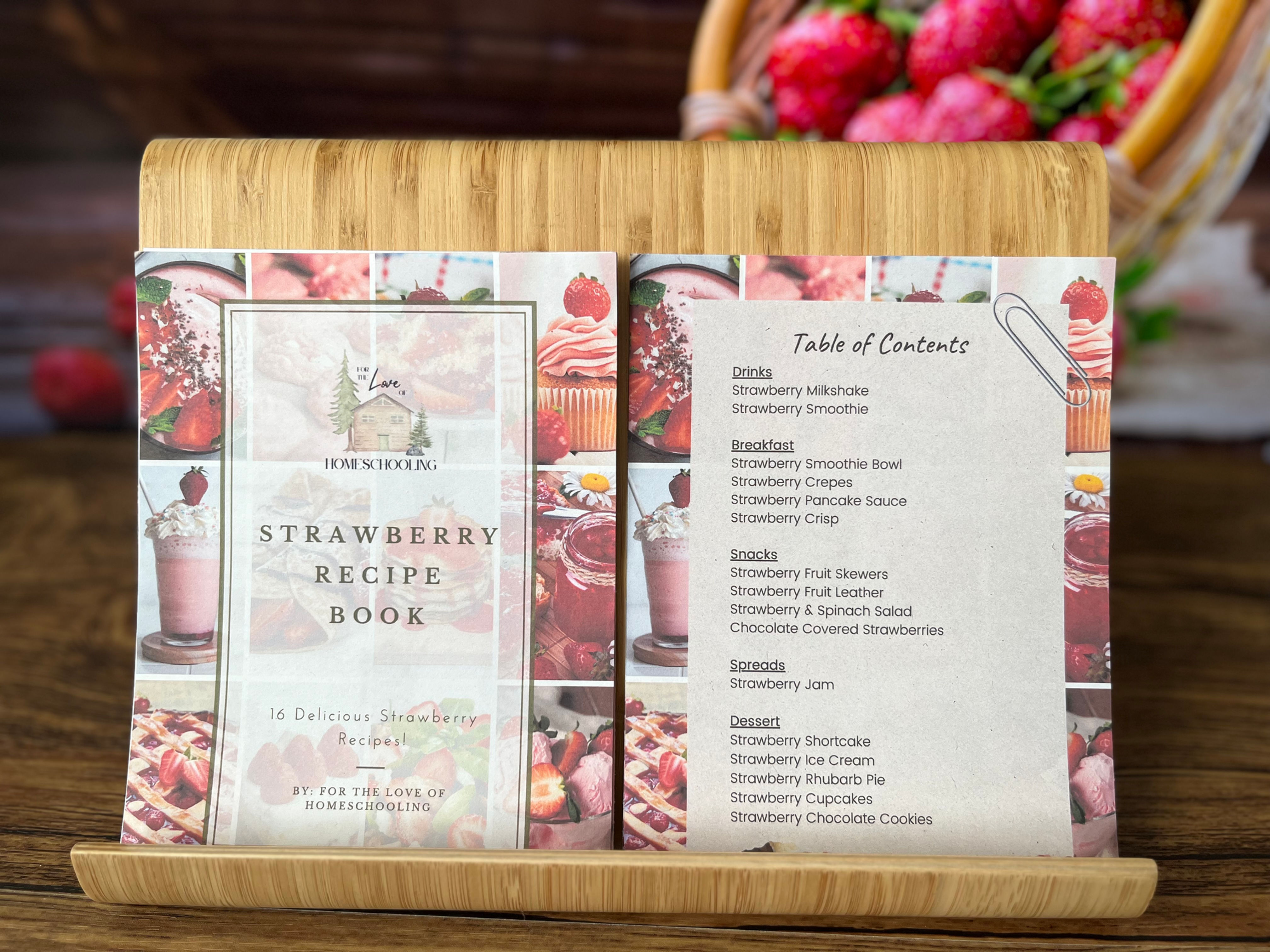 Strawberry Recipes Cookbook