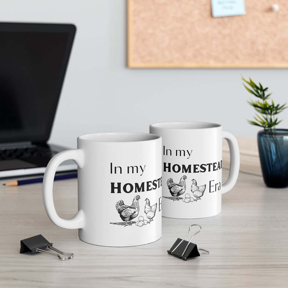 Thumbnail: In My Homestead Era Ceramic Mug, (11oz, 15oz)