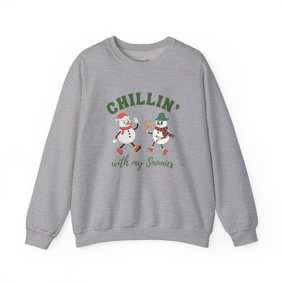 Thumbnail: Chillin' with My Snowmies Unisex Heavy Blend™ Crewneck Sweatshirt