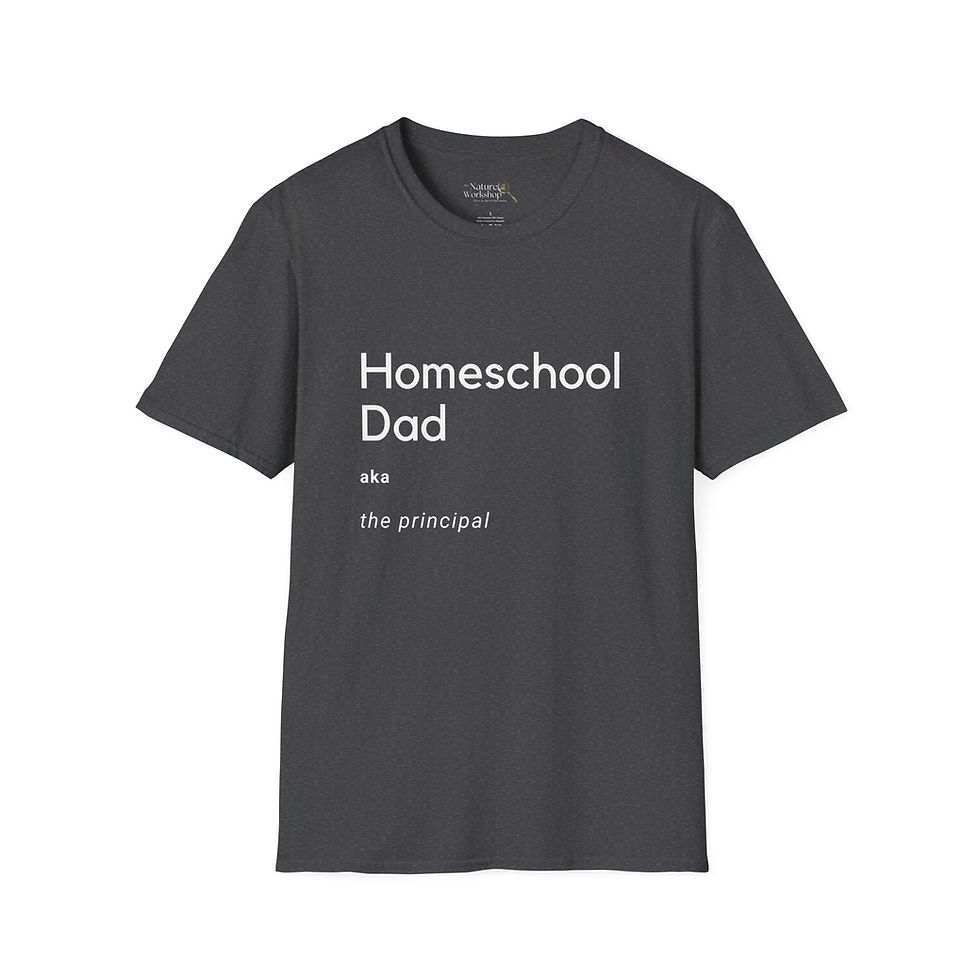 Thumbnail: Homeschool Dad aka the Principal Adult Unisex Softstyle T-Shirt