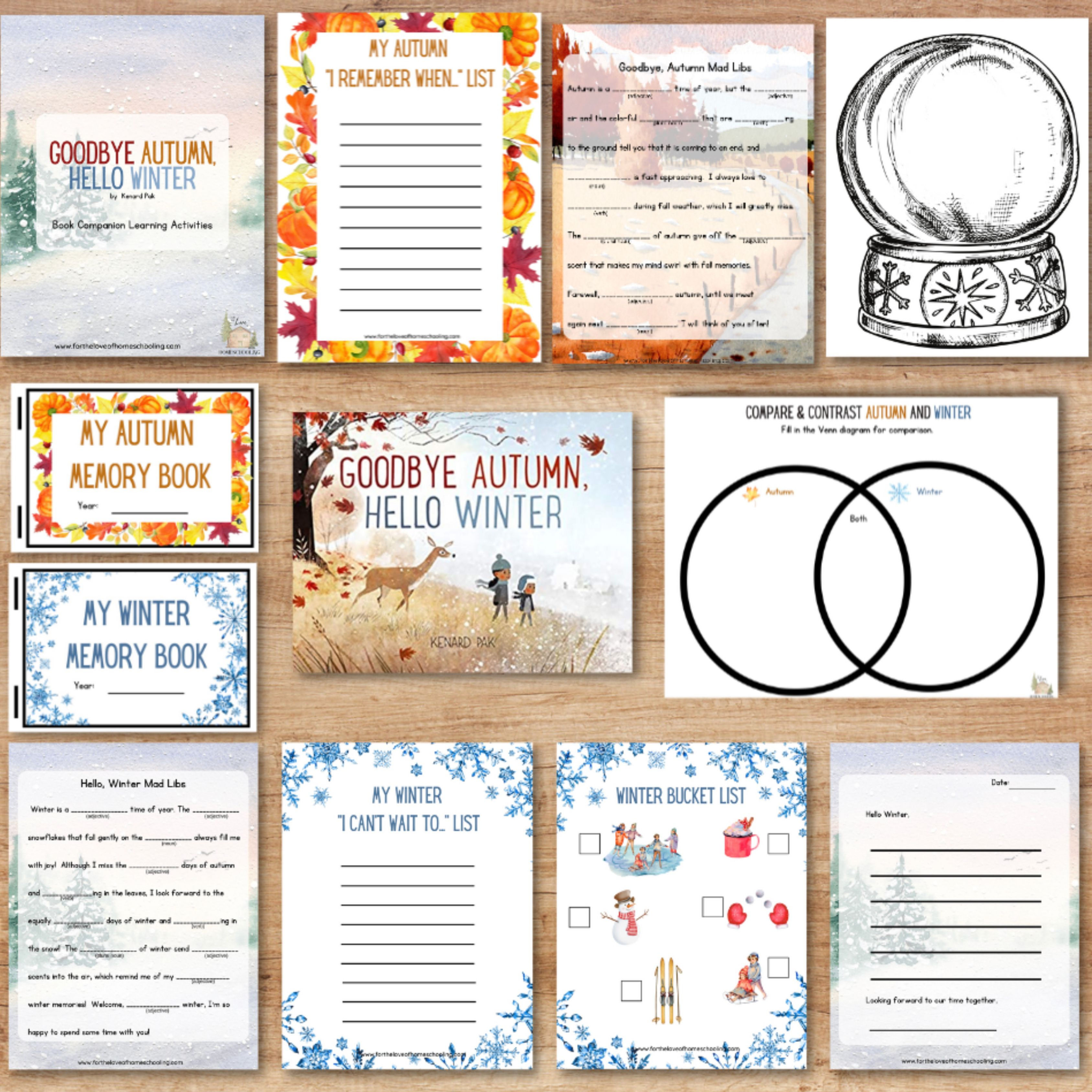 Goodbye Autumn, Hello Winter Companion Pack