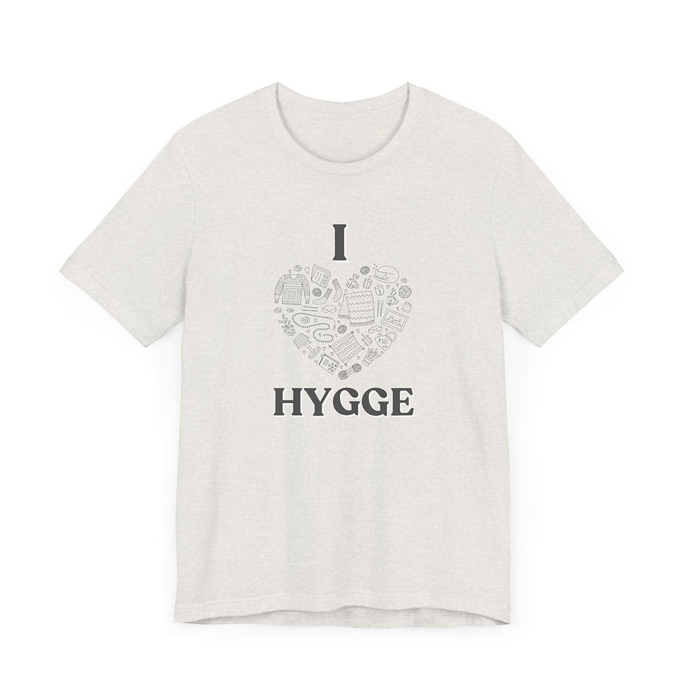 Thumbnail: I Heart Hygge Unisex Jersey Short Sleeve Tee