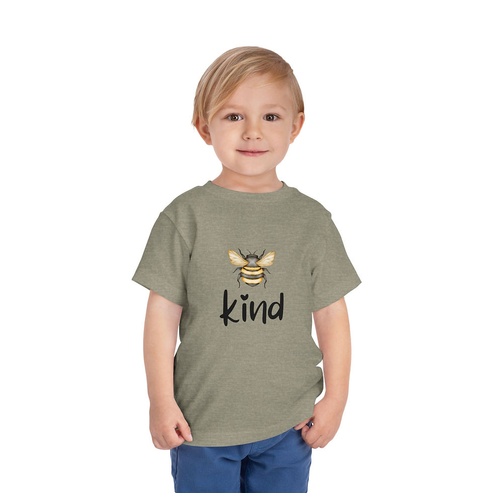 Thumbnail: Bee Kind Toddler Short Sleeve Tee 2T - 5T