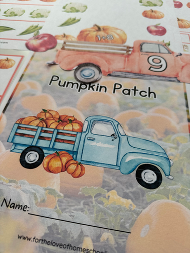 Math in the Pumpkin Patch | FTL of Homeschooling