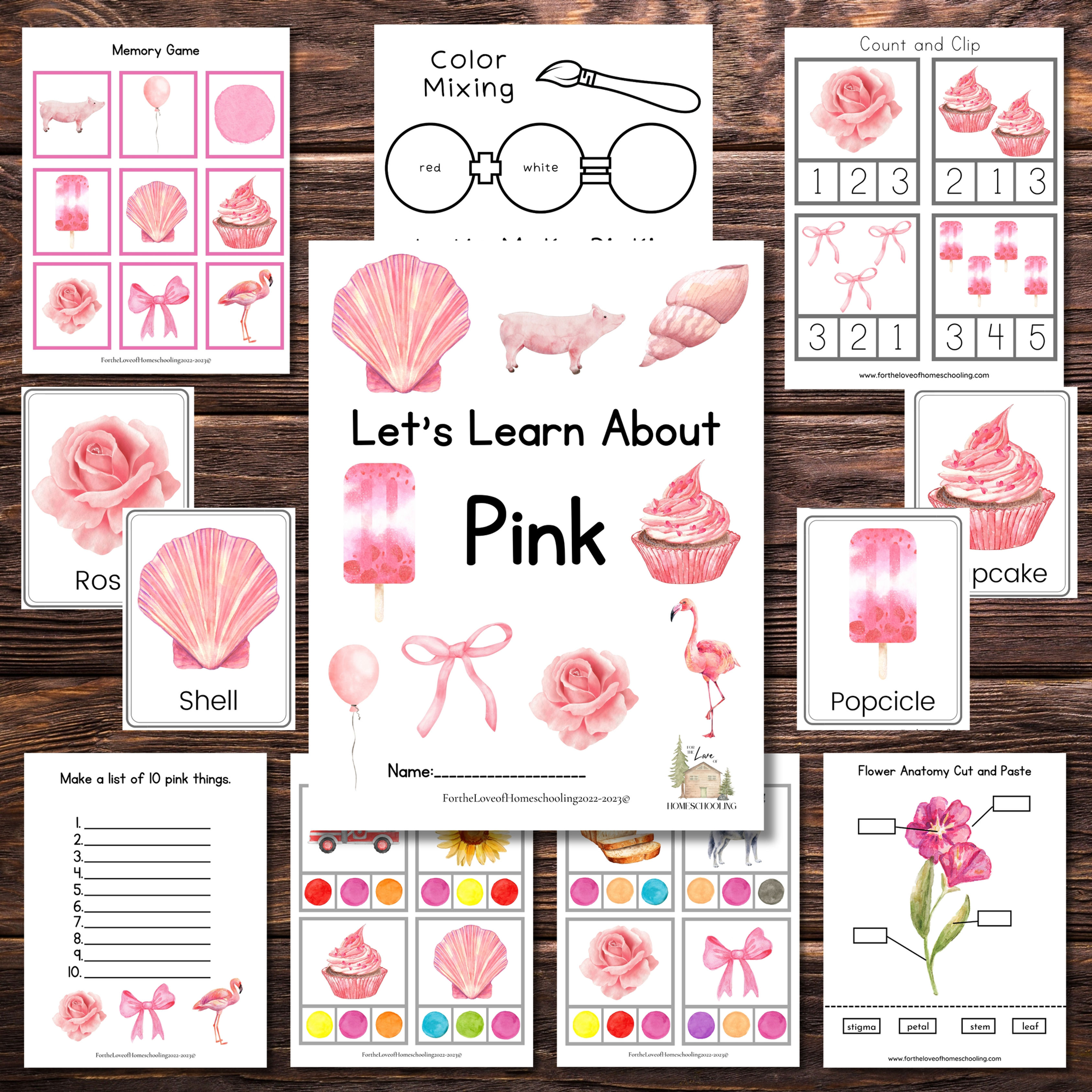 Pink Learning Pack