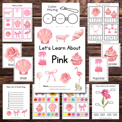 Pink Learning Pack | FTL of Homeschooling