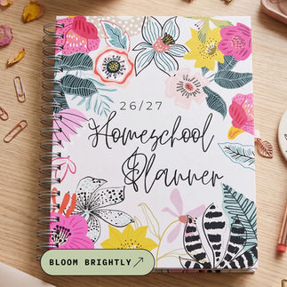 Bloom Brightly Planner Cover