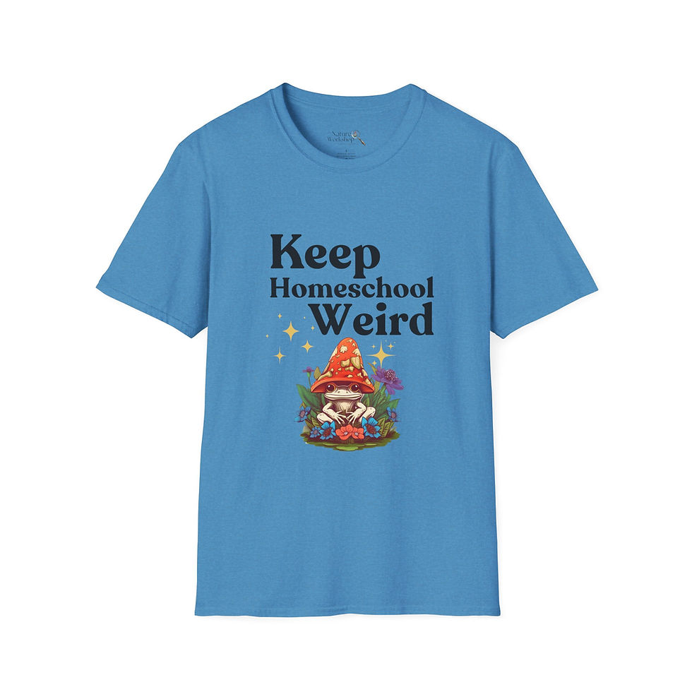 Thumbnail: Keep Homeschool Weird Teen / Adult Unisex Softstyle T-Shirt