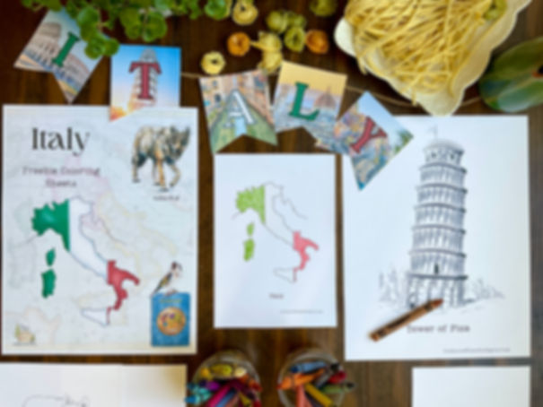 Italy Coloring Pack