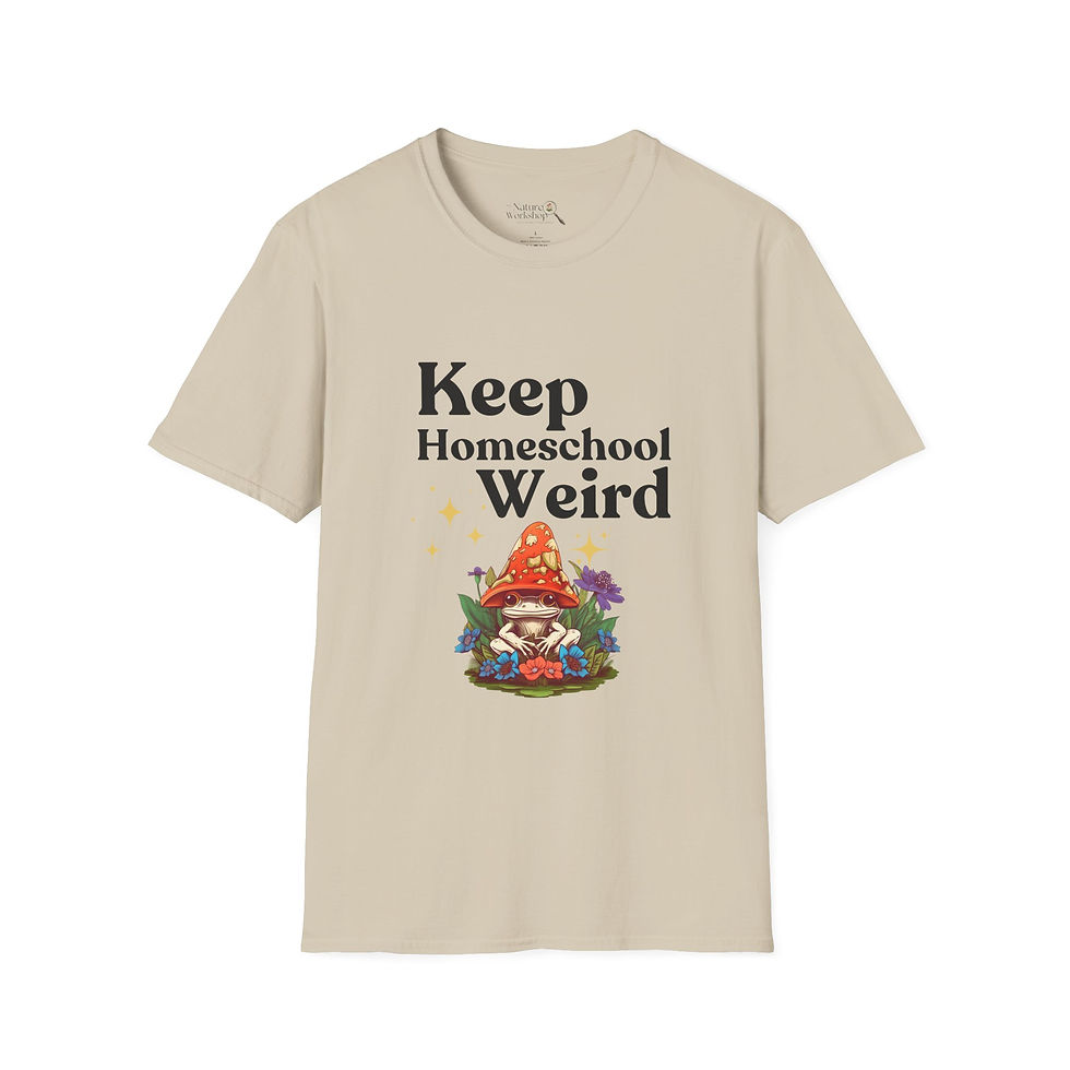 Thumbnail: Keep Homeschool Weird Teen / Adult Unisex Softstyle T-Shirt
