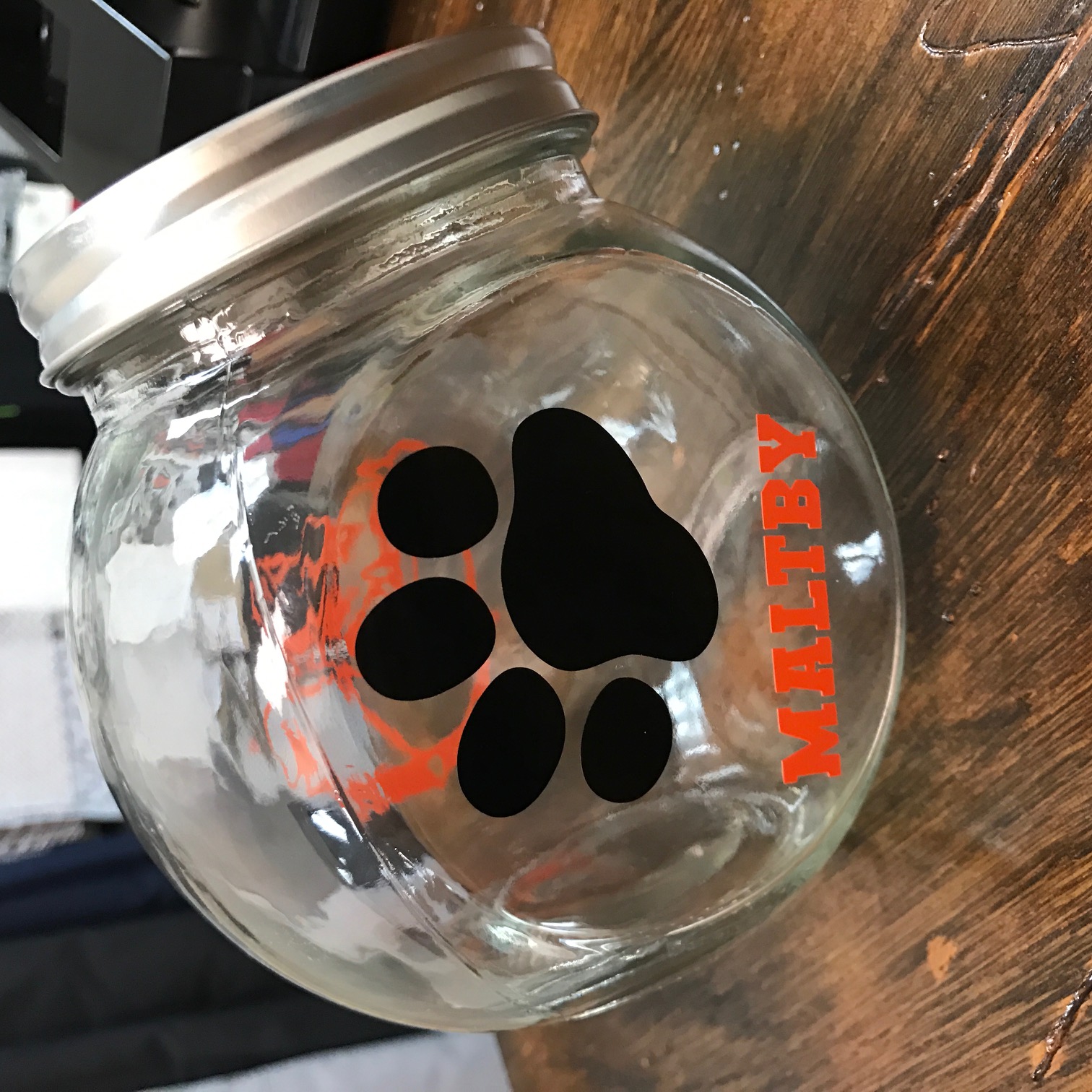 Bulldog Mini Candy Jar