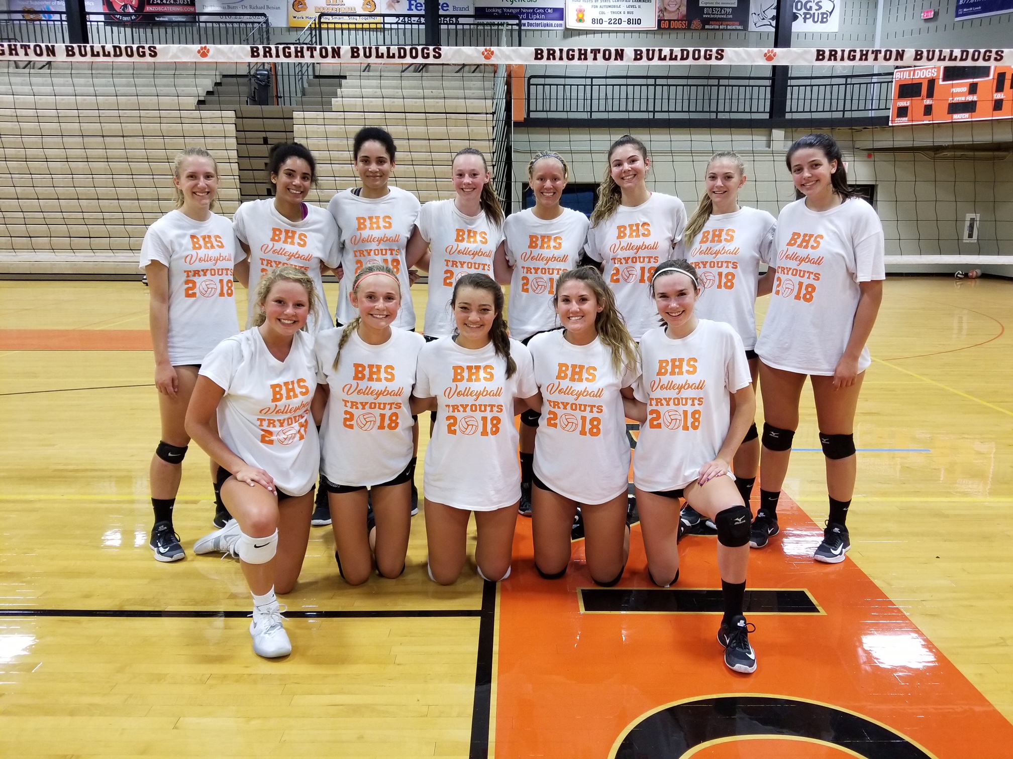Brighton Volleyball Tryout Shirts
