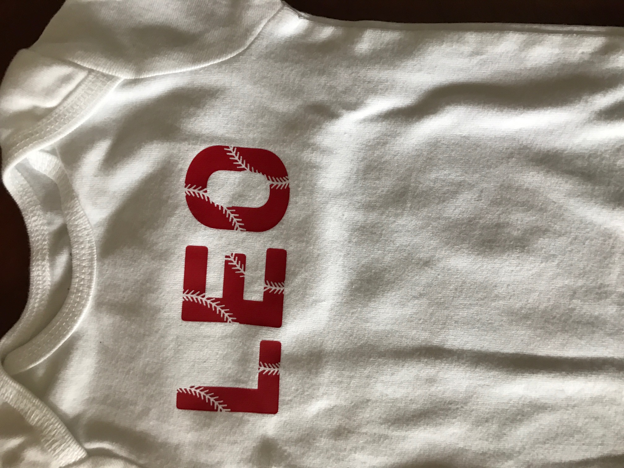 Baseball Baby Onesie