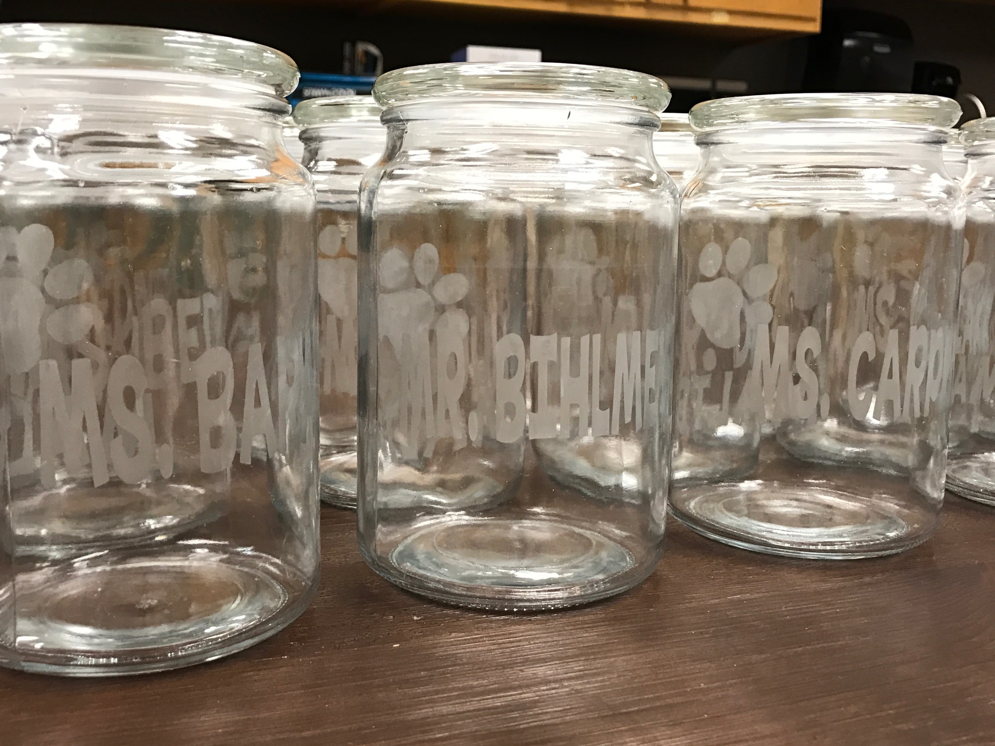 Maltby Staff Candy Jars