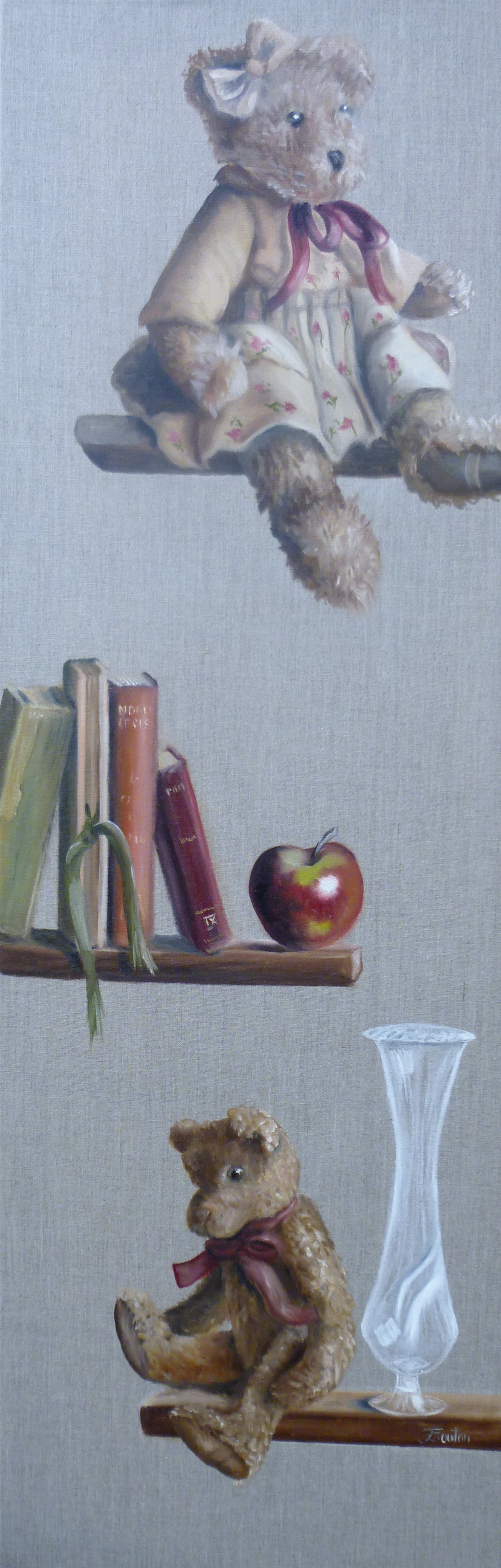 Huile sur toile de Lin Naturel