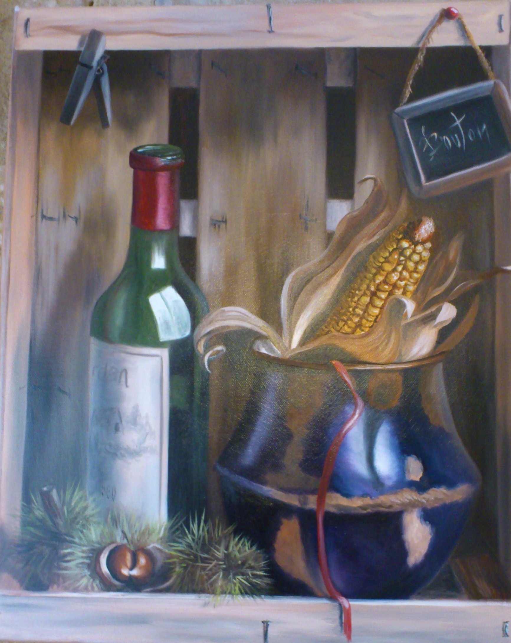 huile sur toile