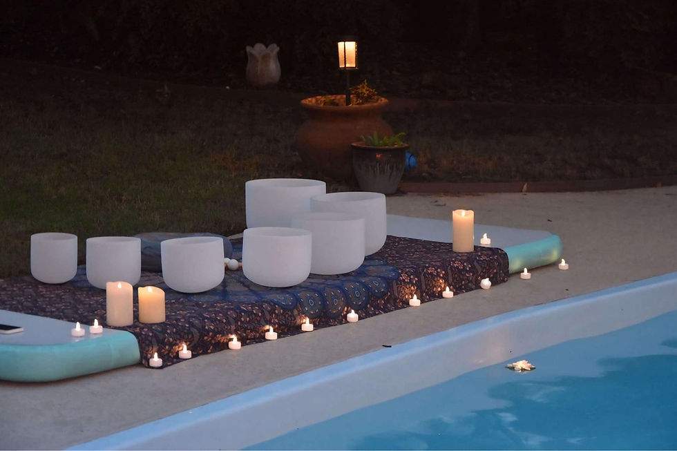 Floating or Poolside Sound Bath
