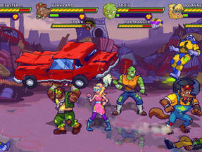 Pixel Beat-em-Up Toxic Crusaders enthüllt