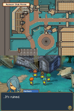 Inazuma Eleven 2: Feuersturm / Eissturm Test, Review, Testbericht für Nintendo DS.