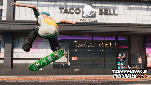 Tony Hawk’s Pro Skater als Sponsoren Traum: Taco Bell und Vans Clothing ingame Werbung