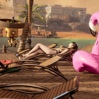 Stellar Blade Summer Update Outfits und Relax Zone Great Oasis