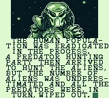 Alien vs. Predator: The Last of His Clan (Game Boy, 1993)