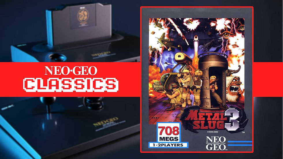 Metal Slug 3 NEO GEO Classics Test, Review, Testbericht.