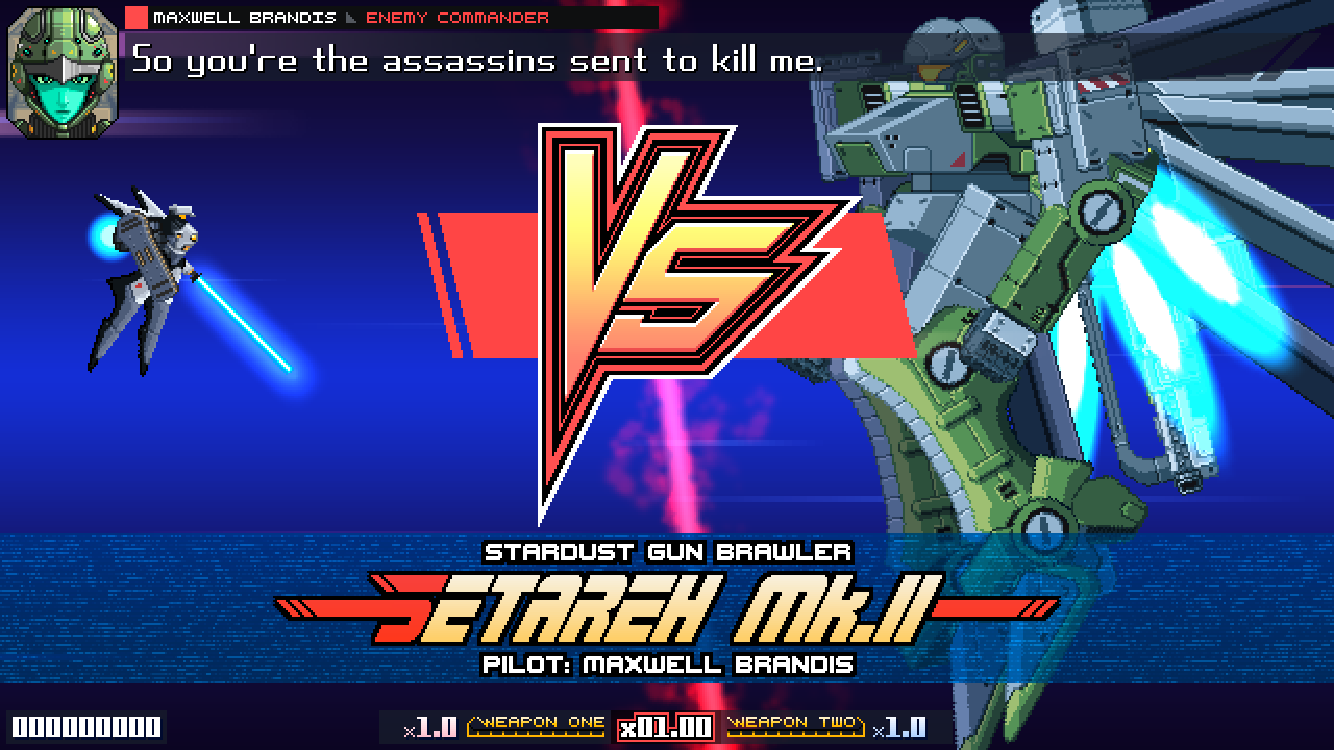 VISEGUNNE 2D Mecha Shmup für PC. Trailer, News und Screenshots zum 2D Pixel Shoot'em Up