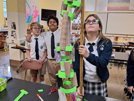 Climbing to New Heights in STEM Class!