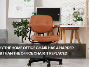 Why the Home Office Chair Has a Harder Job Than the Office Chair It Replaced