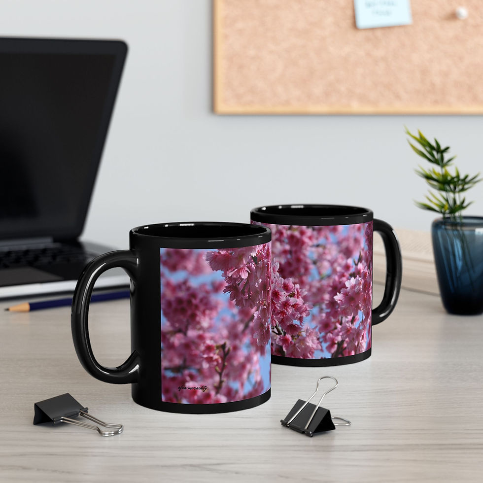 Thumbnail: A Blooming Taiwan Cherry Blossom Photo Mug - Present for Flower Lovers